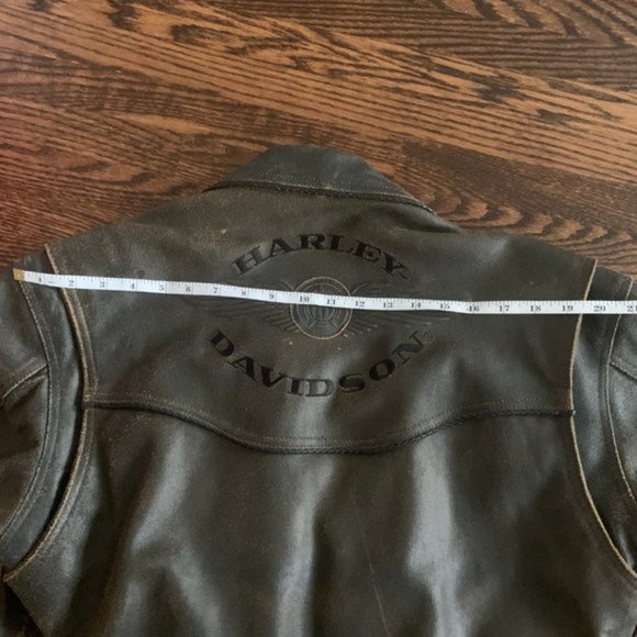 Vintage Genuine Leather Motto Motorcycle Jacket - Picture 8 of 9